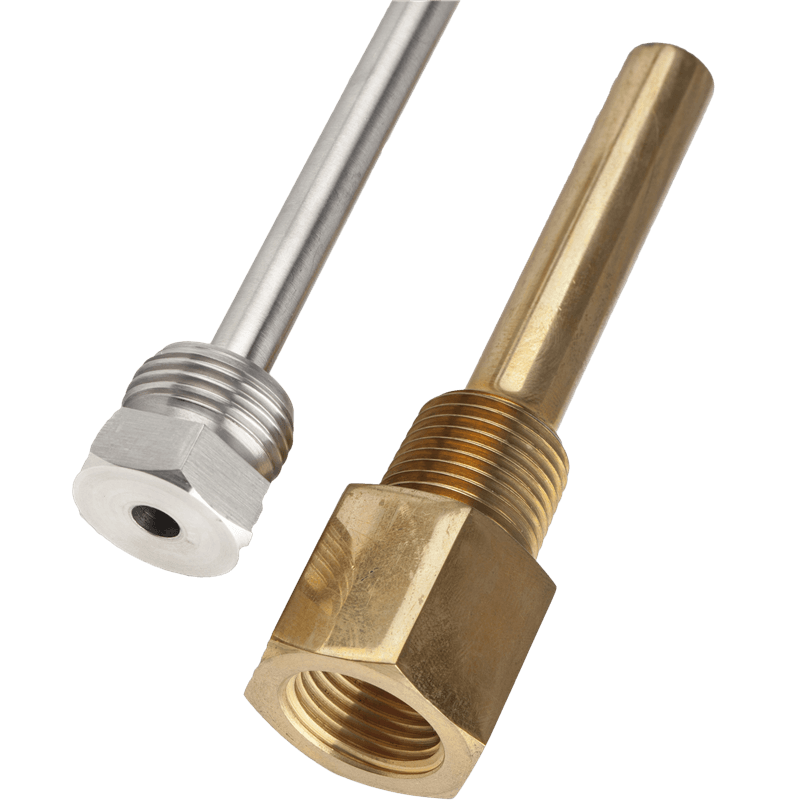 China Flanged thermowell for thermocouple, thermocouple sensor, pt100